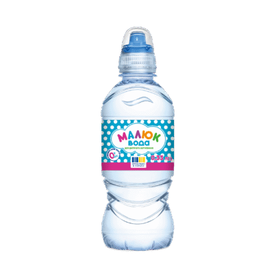 Вода для дитячого харчування «Малюк» («Малиш») оброблена негазована, спорт-лок  0.33мл (6 шт)
