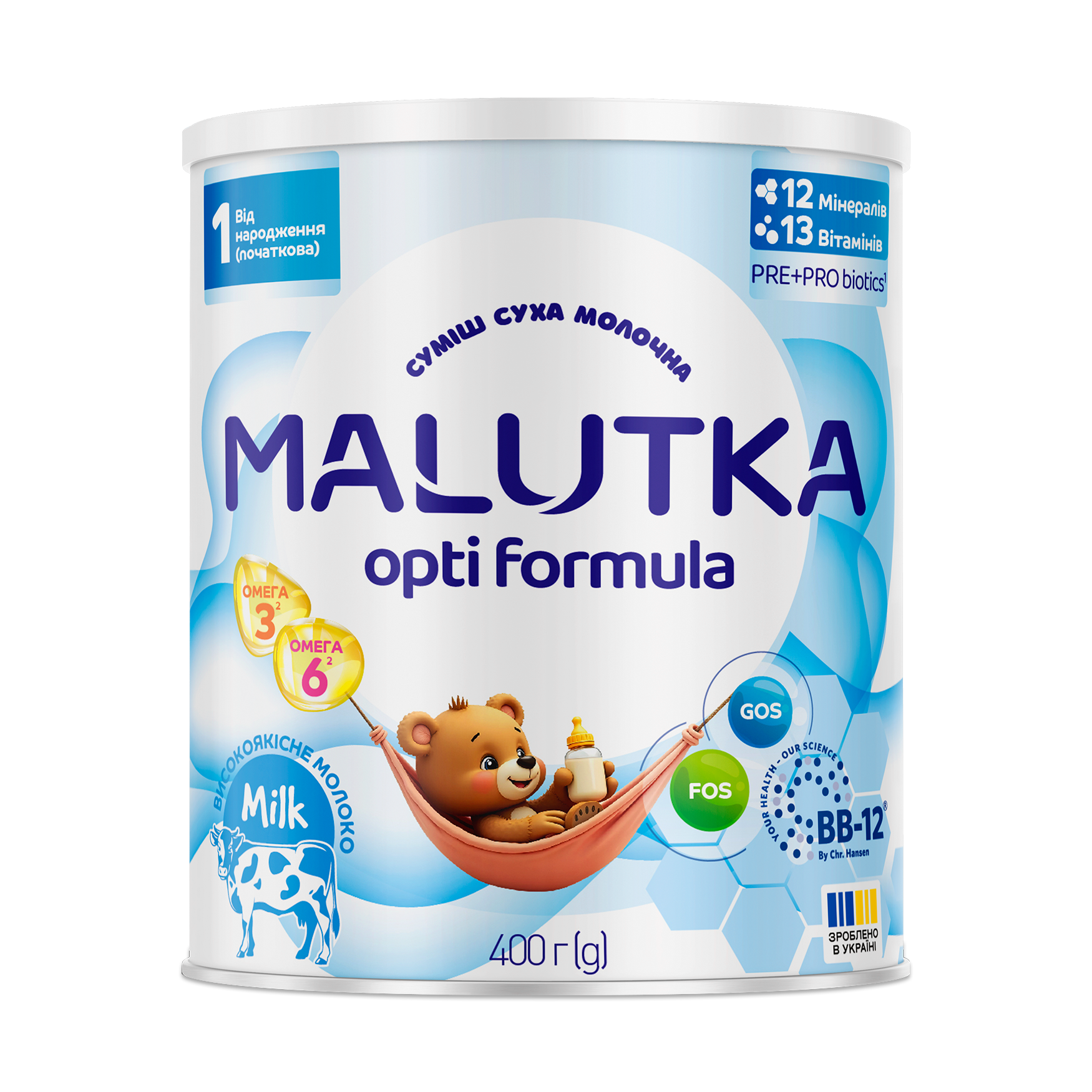 Смесь сухая молочная для питания детей от рождения (начальная) «Malutka Opti formula 1»