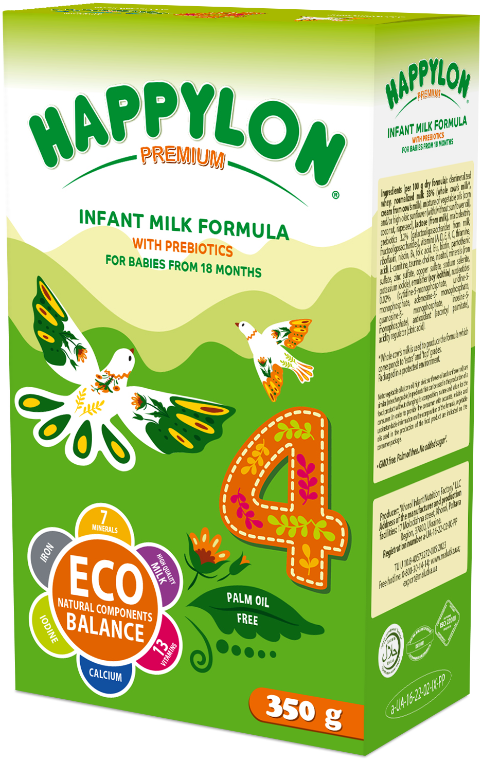 Infant milk formula «Malutka Premium 4»